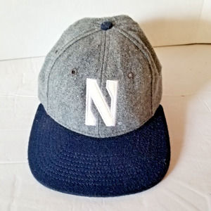 Northwestern Mens Gray  Adjustable Back Strap  Cap